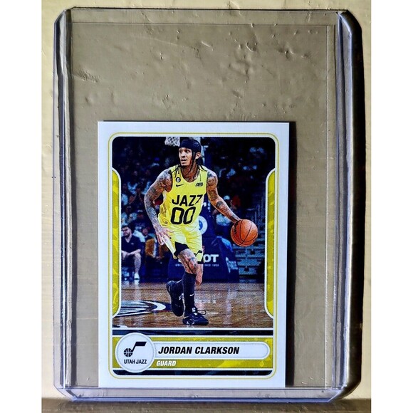 2023-24 Jordan Clarkson Panini NBA Basketball #483 Sticker Utah Jazz - Picture 1 of 2
